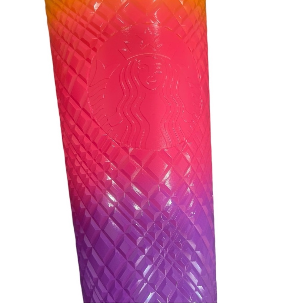 NEW Starbucks Halloween 2024 Tricolor Ombré Tumbler 24oz w/ Sugar Skull - Picture 2 of 2